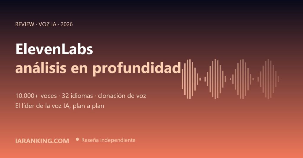 ElevenLabs — análisis en profundidad por iaranking