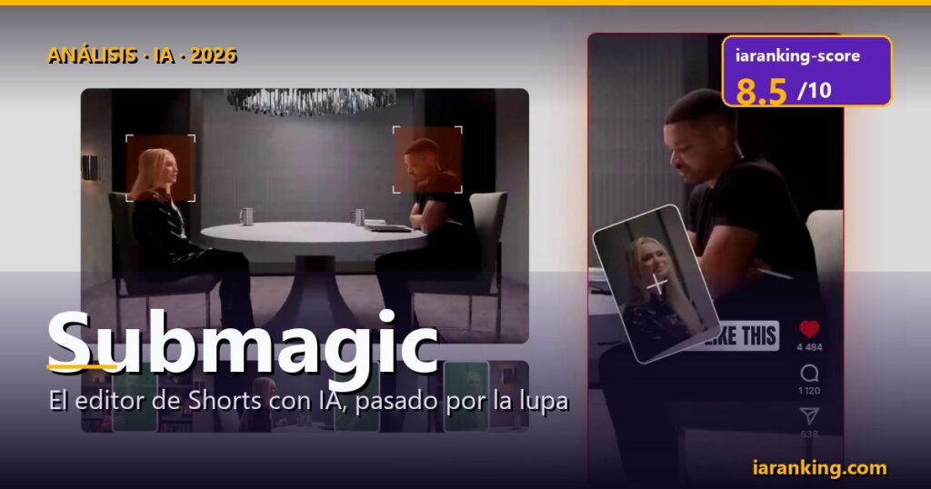 Submagic, análisis completo iaranking 2026 — iaranking-score 8.5/10