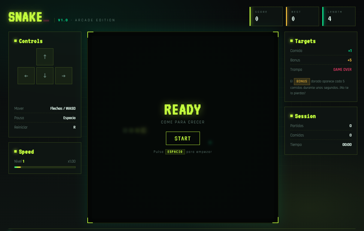 Snake Arcade Edition creado por GLM